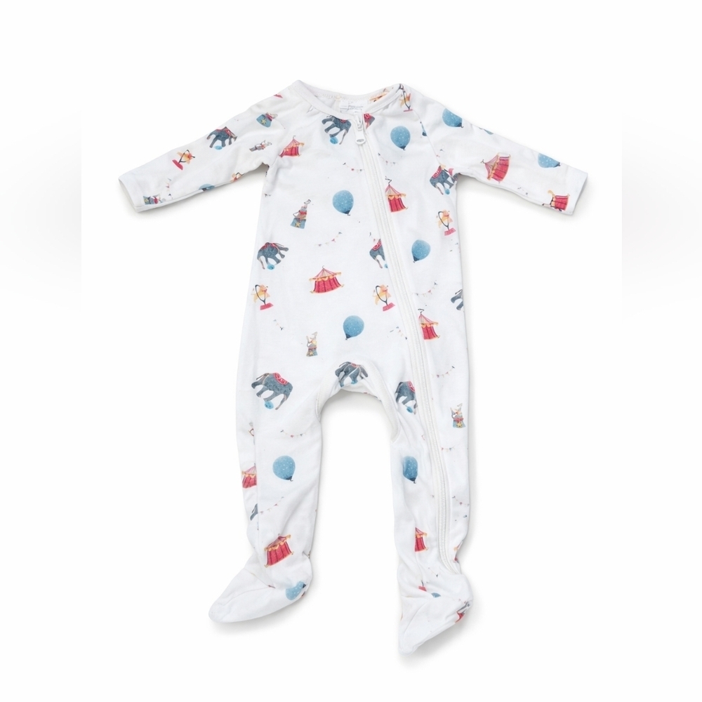 Toby Circus Zip Footie Sleeper 0–3M